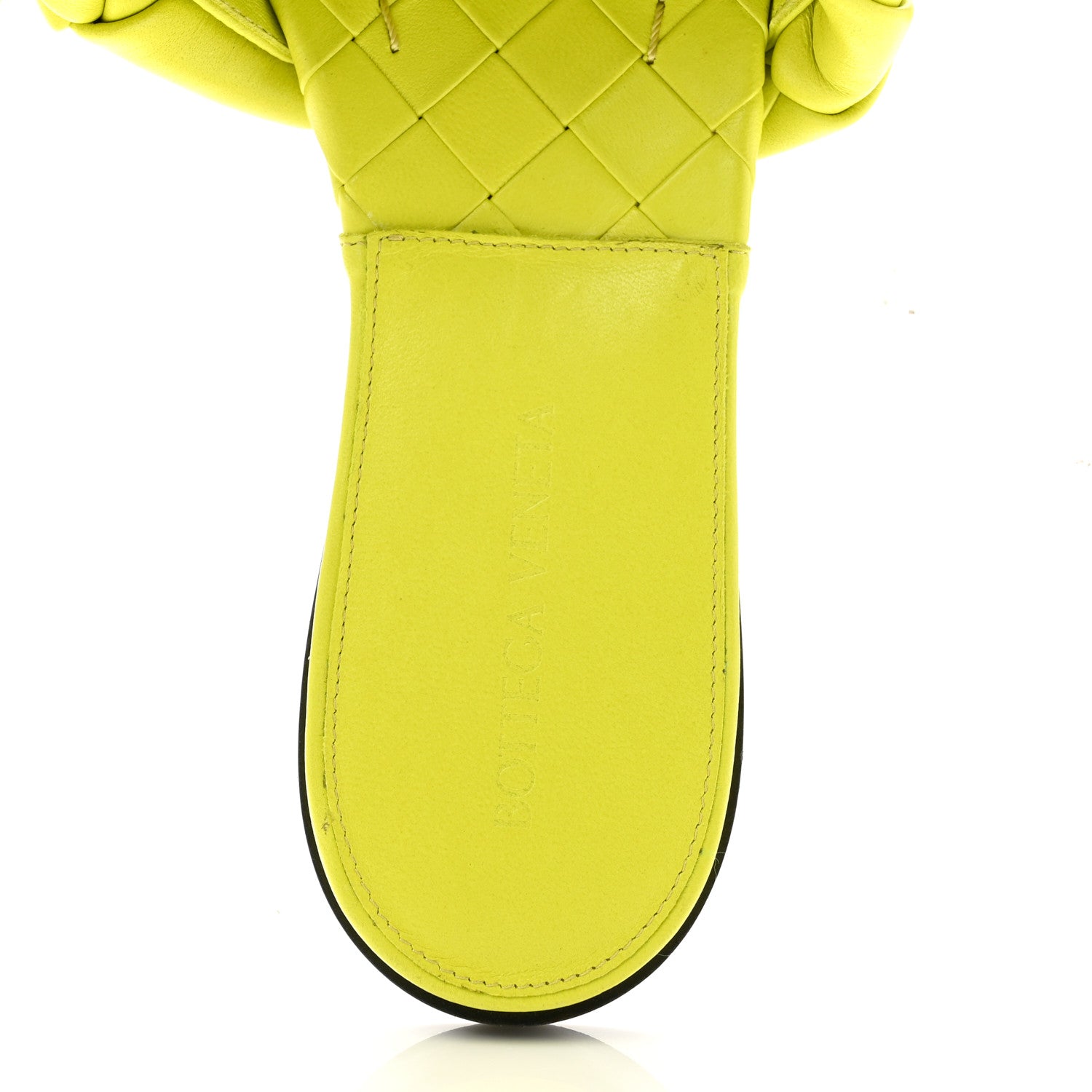 Bottega Veneta Nappa Maxi Intrecciato Lido Flat Sandals 38.5 Kiwi 7 of 10