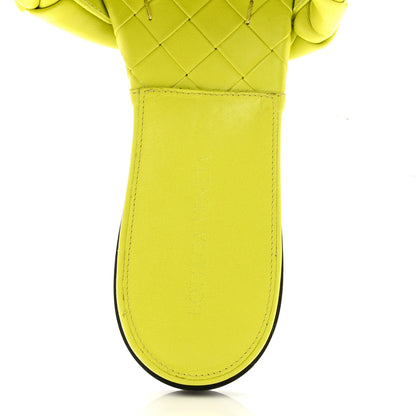 Bottega Veneta Nappa Maxi Intrecciato Lido Flat Sandals 38.5 Kiwi 7 of 10