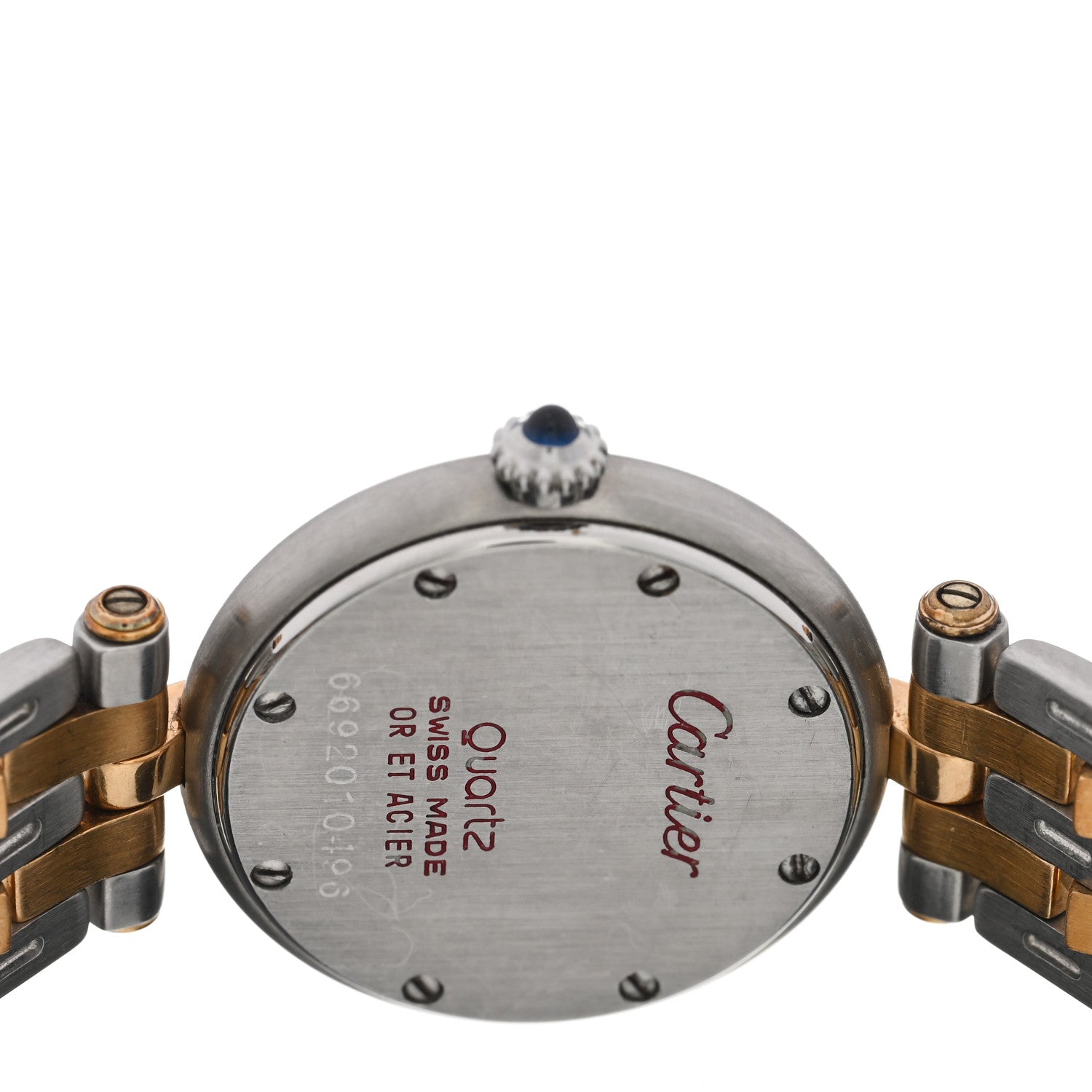 Cartier Stainless Steel 18K Yellow Gold 24mm Panthere Vendome Quartz Watch 4 of 4