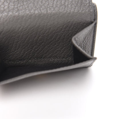 Balenciaga Chevre Gold Hardware Metallic Edge Card Case Gris Acier 5 of 8