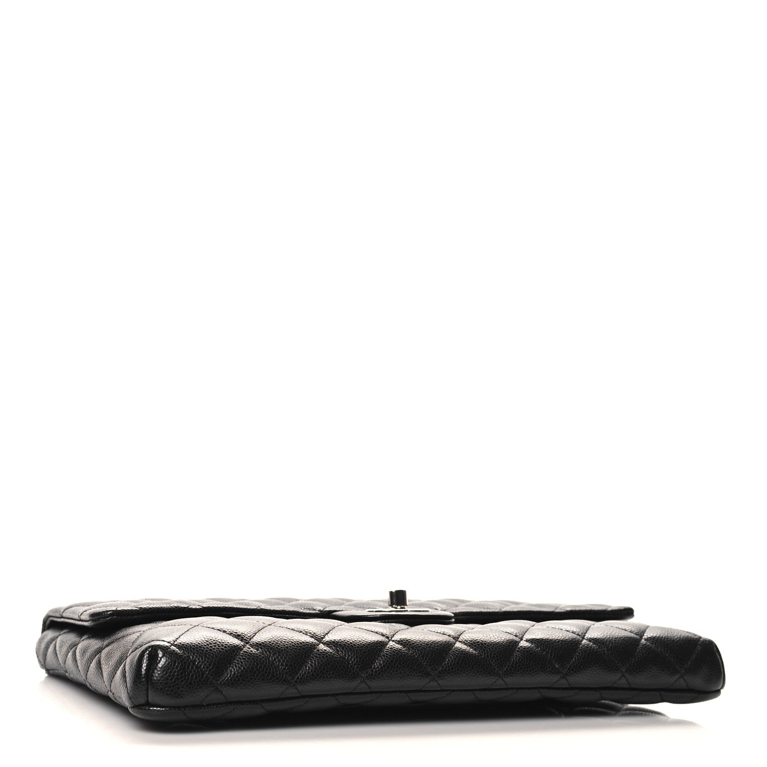 Chanel Caviar Quilted Flap Clutch Black 4 of 11
