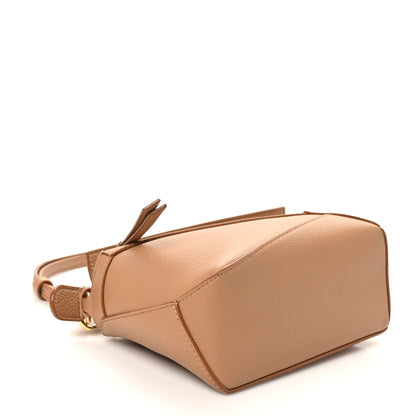 Loewe Grained Calfskin Mini Puzzle Edge Bag Toffee 4 of 9