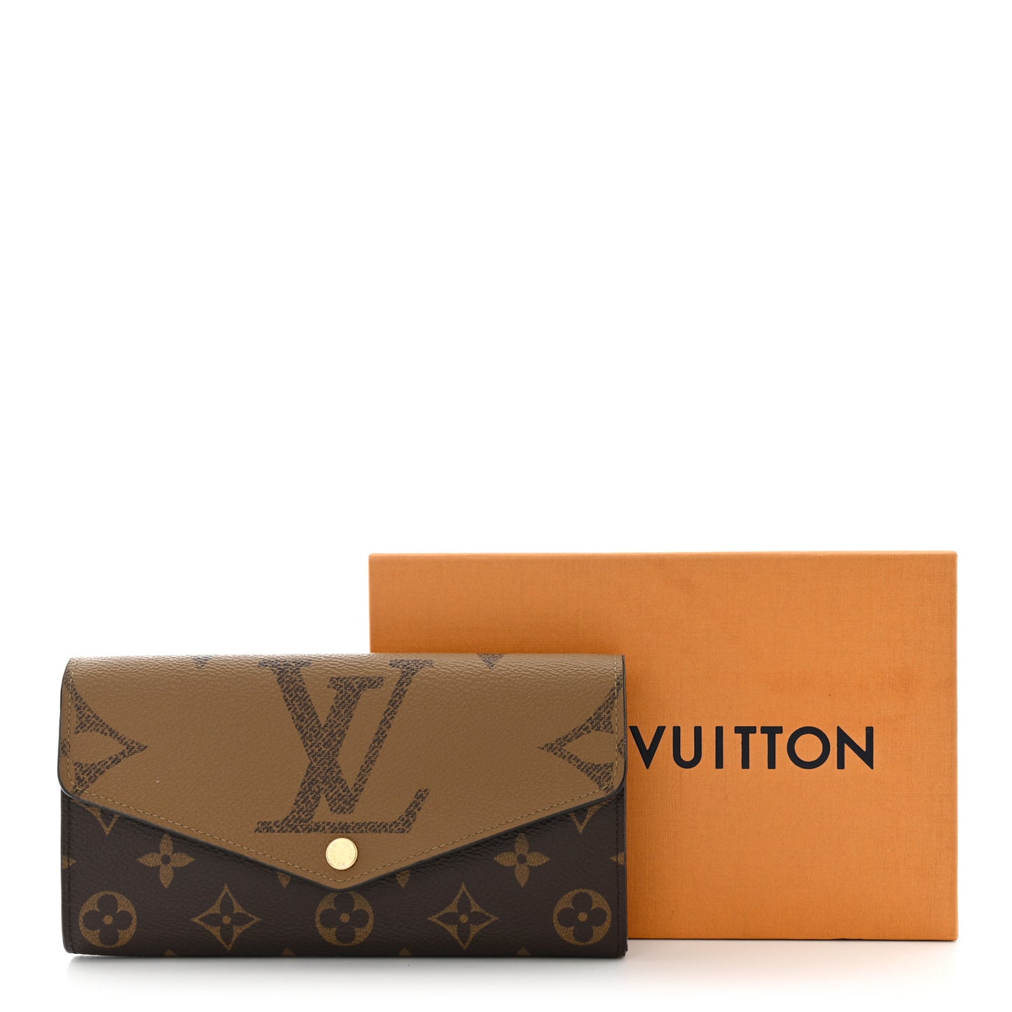 Reverse Monogram Giant Sarah Wallet