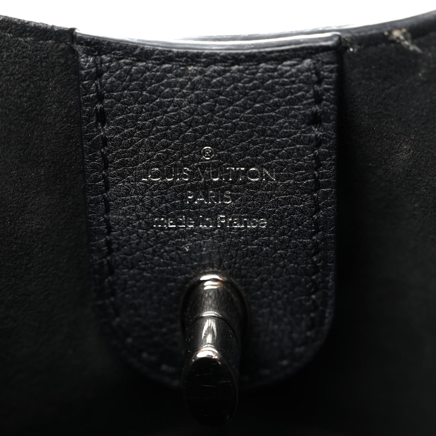 Calfskin Lockme Hobo Black