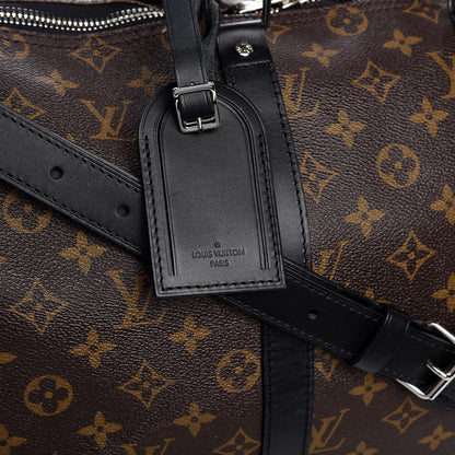 Louis Vuitton Monogram Macassar Keepall Bandouliere 45 7 of 7