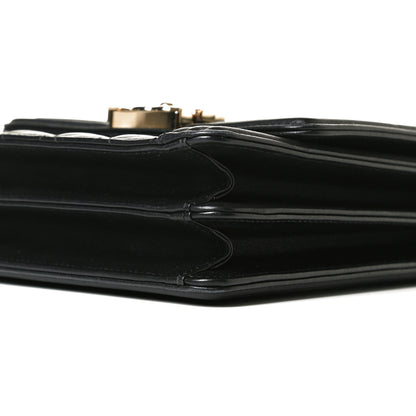 Chanel Calfskin Quilted North South Boy Flap Black 9 of 16