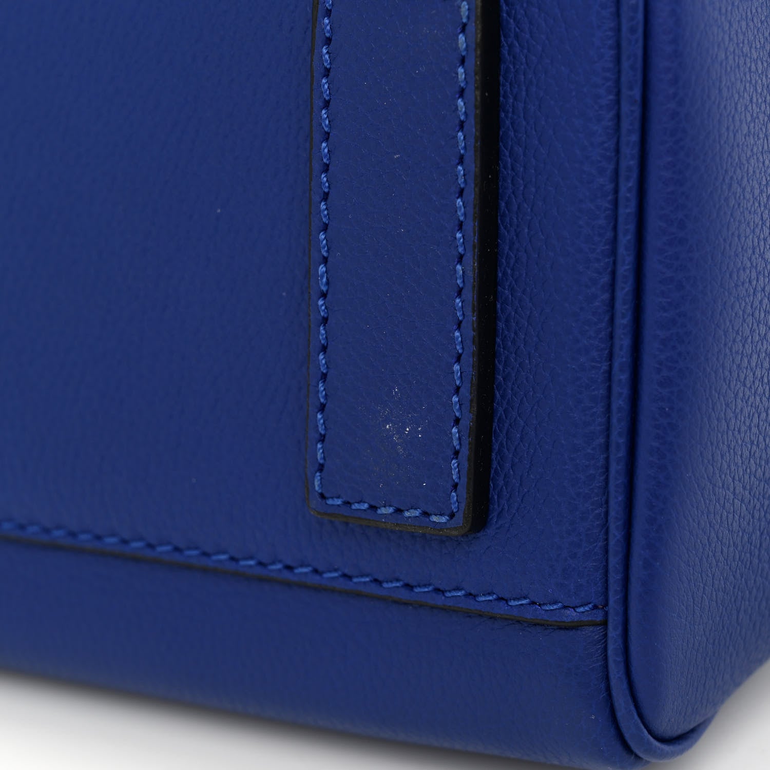 Versace Calfskin Medium La Medusa Top Handle Handbag Lapis 11 of 11