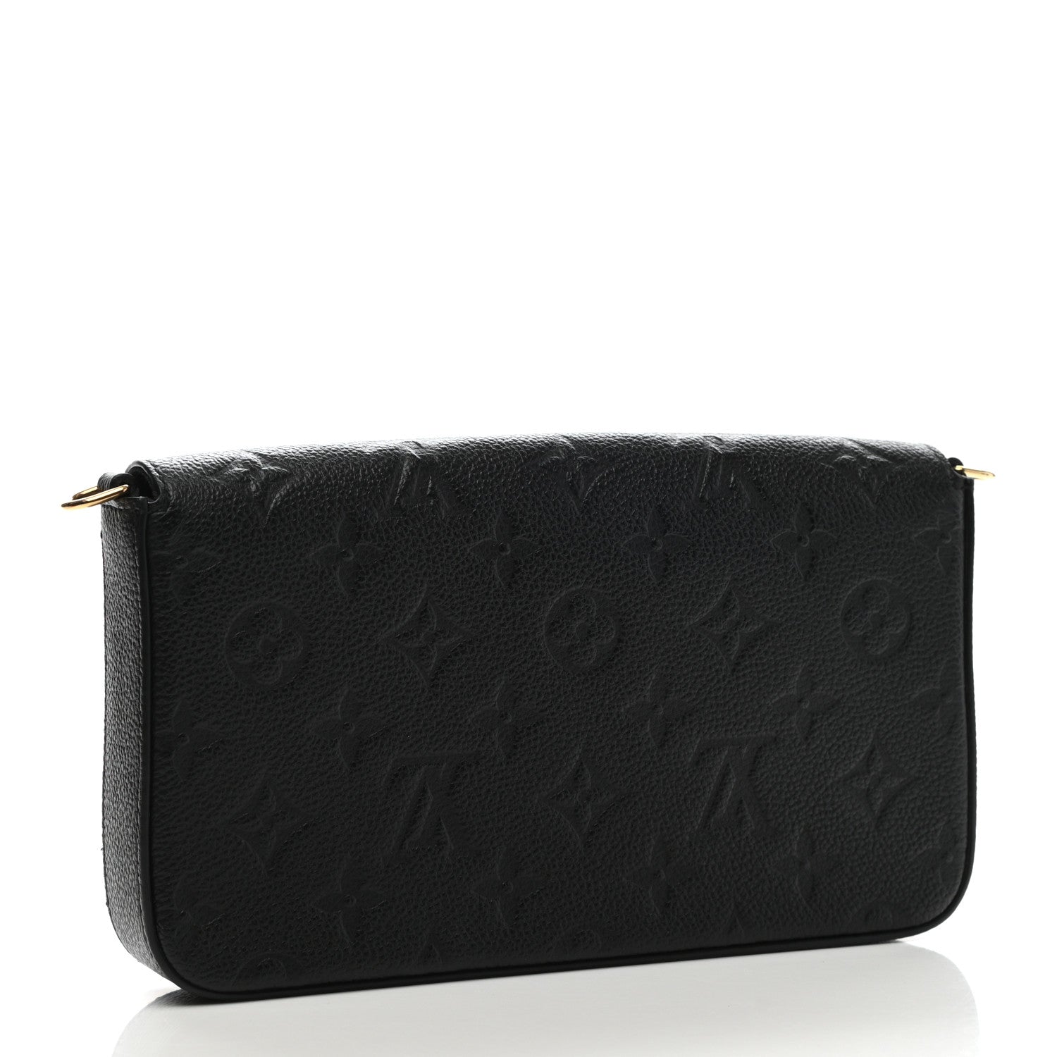 Louis Vuitton Empreinte Pochette Felicie Chain Wallet Black 2 of 7