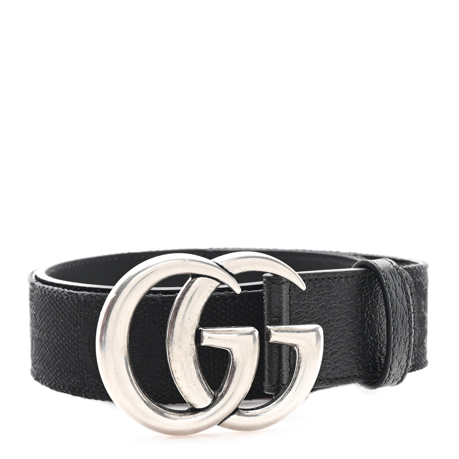 Gucci Calfskin Double G 30mm Belt 80 32 Black 1 of 5