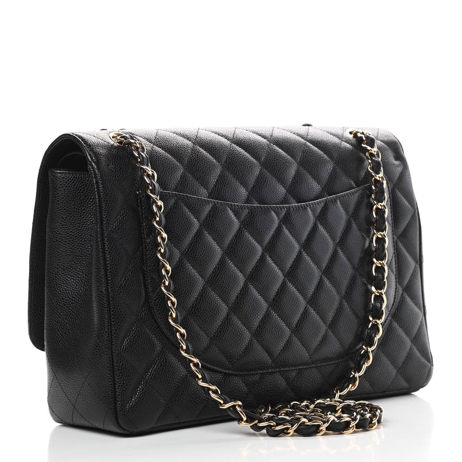 Chanel Caviar Quilted Maxi Double Flap Black 4 of 15