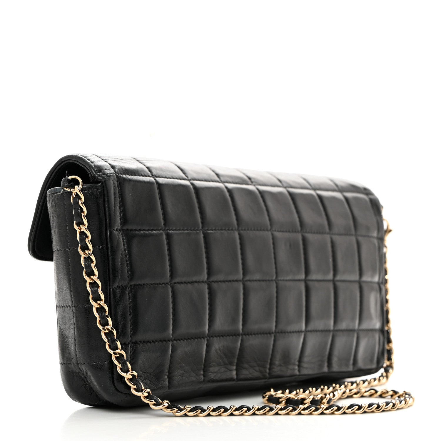 Chanel Lambskin East West Chocolate Bar Flap Black 3 of 10