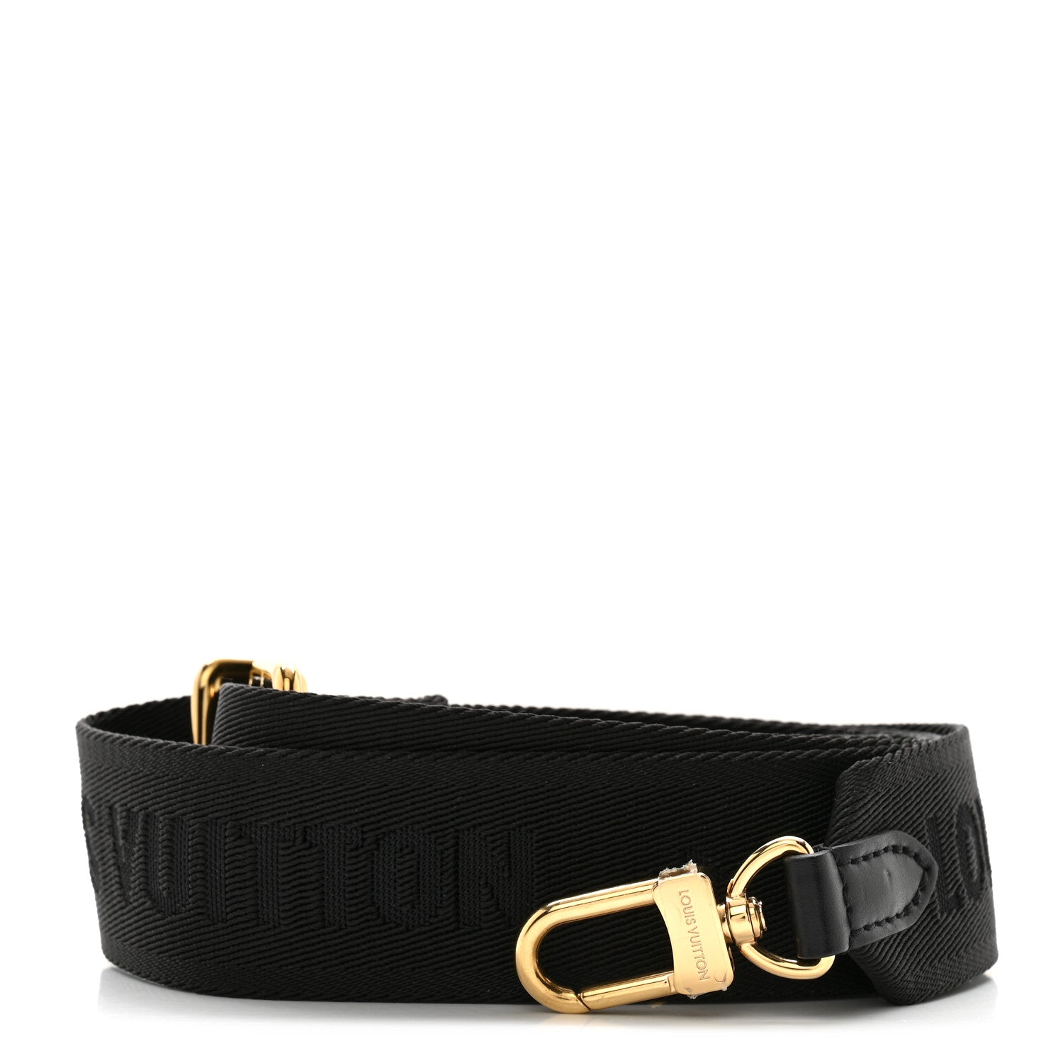Louis Vuitton Jacquard Bandouliere Shoulder Strap Black 1 of 3