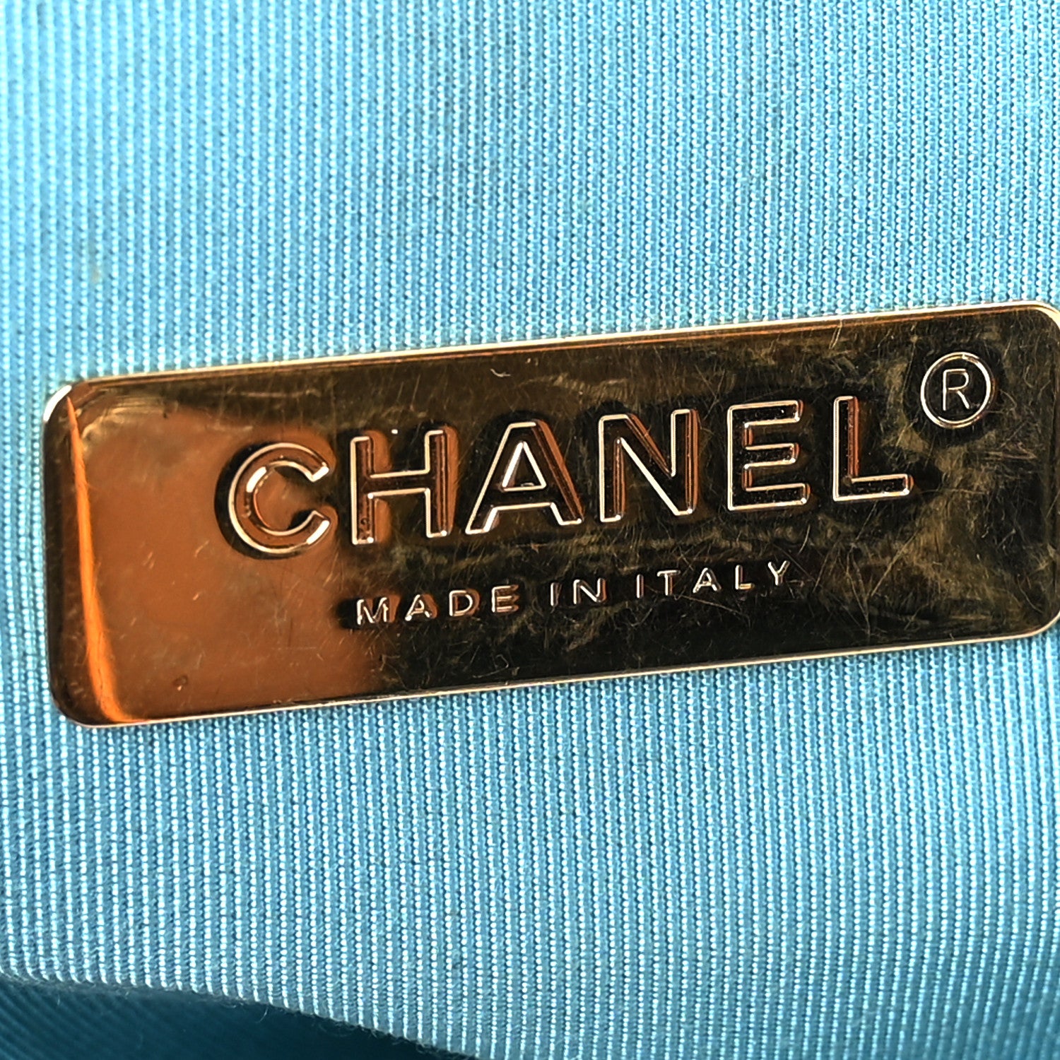Chanel Denim Quilted Medium Chanel 19 Flap Neon Blue 6 of 11