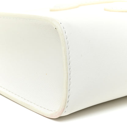 Celine Smooth Calfskin Cuir Triomphe Shoulder Bag White 8 of 21