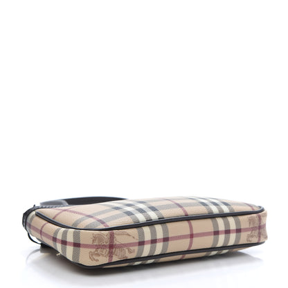 Burberry Haymarket Check Sling Bag Chocolate 4 of 10