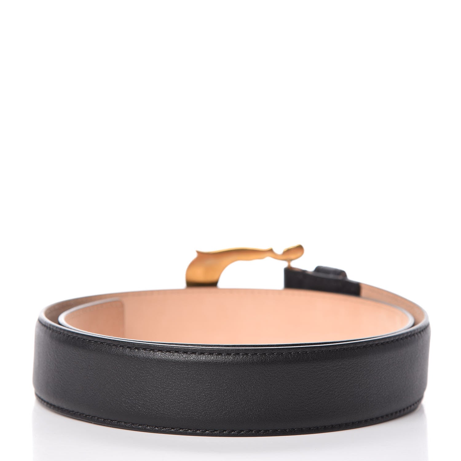 Versace Calfskin Baroque Belt 80 32 Black 4 of 8