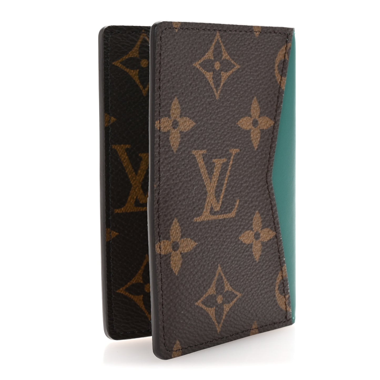 Monogram Macassar Pocket Organizer NM Borneo Green