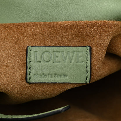 Loewe Calfskin Mini Flamenco Knot Bag Avocado 6 of 10