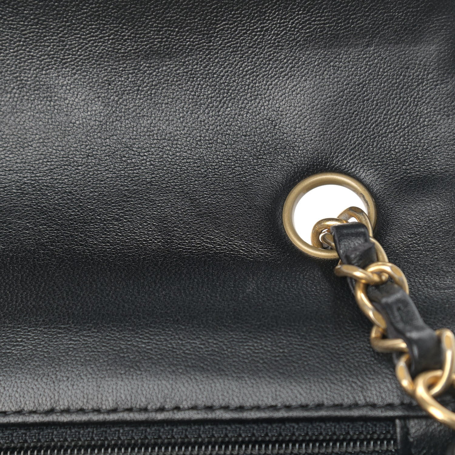 Chanel Lambskin Quilted Egyptian Amulet Mini Rectangular Flap Black 11 of 11