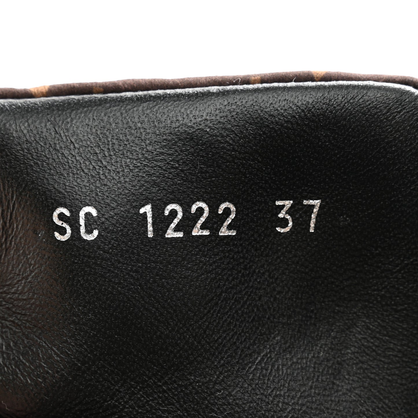 Nylon Monogram LV Pool Pillow Flat Comfort Mule 37 Cacao Brown