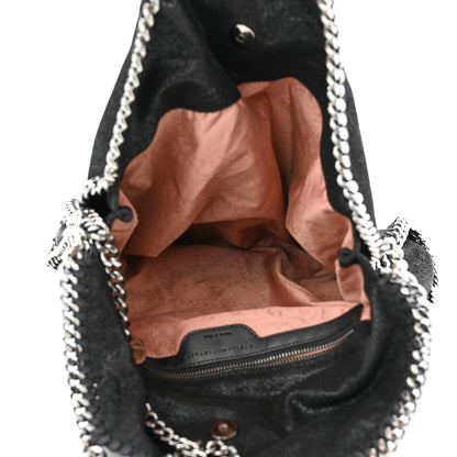 Stella McCartney Shaggy Deer Small Falabella Fold Over Tote Black 5 of 9