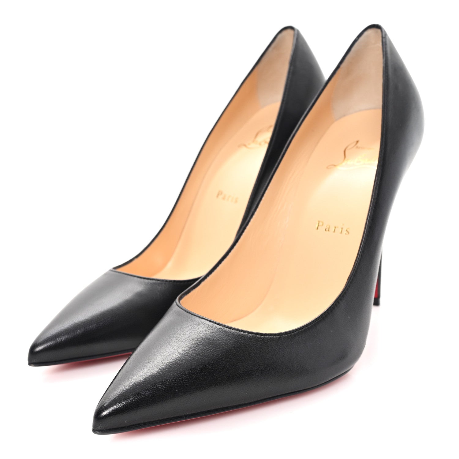 Christian Louboutin Shiny Nappa Kate 100 Pumps 40 Black 4 of 8