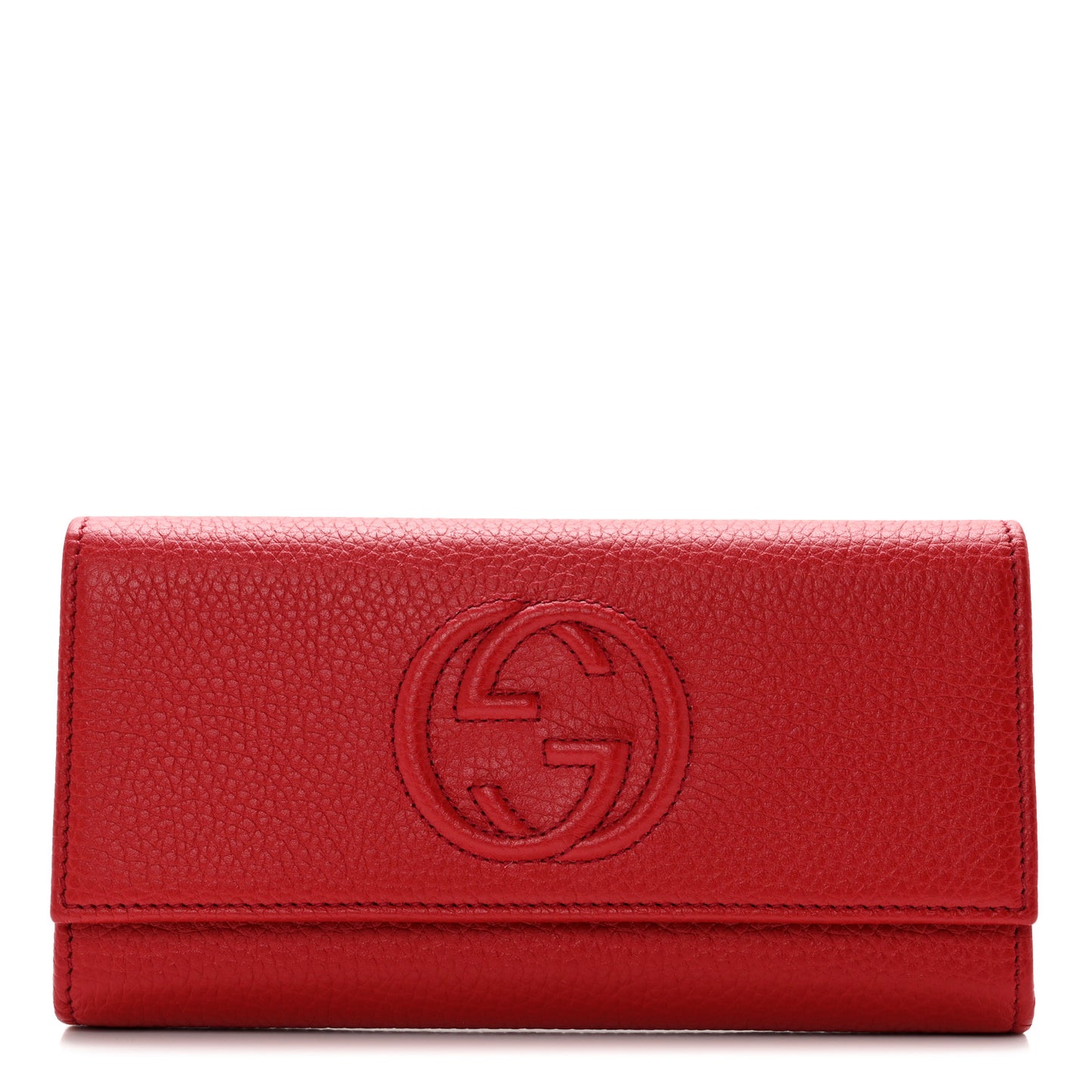 Cellarius Calfskin Soho Continental Wallet Vibrant Red