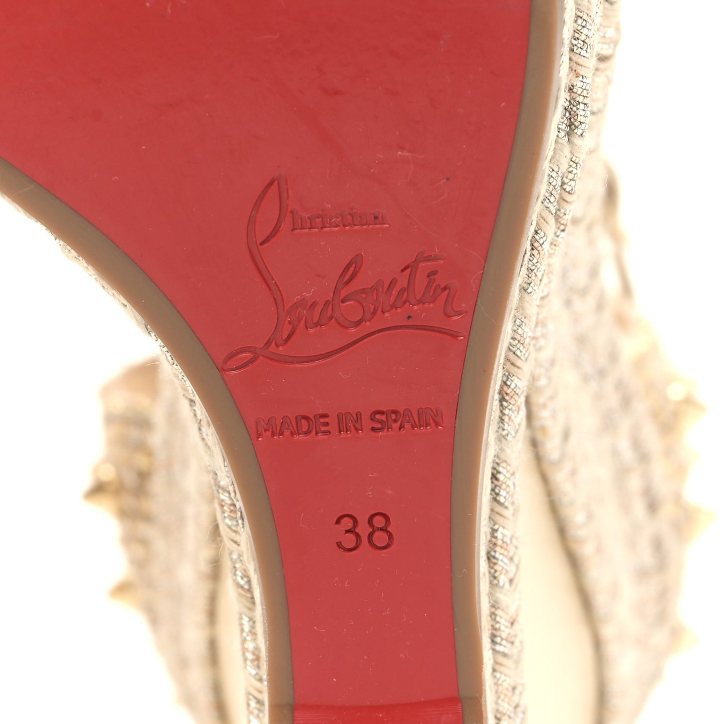 Nappa Metallic Madmonica 120 Wedge Sandals 38 Gold