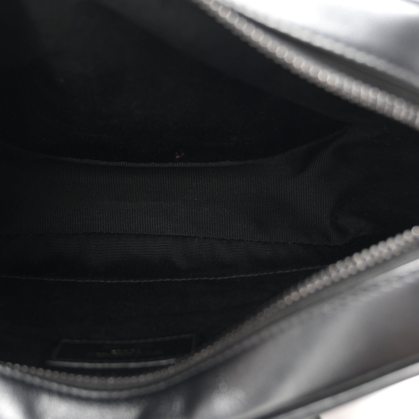 Calfskin Matelasse Monogram Monochrome Lou Camera Bag Black
