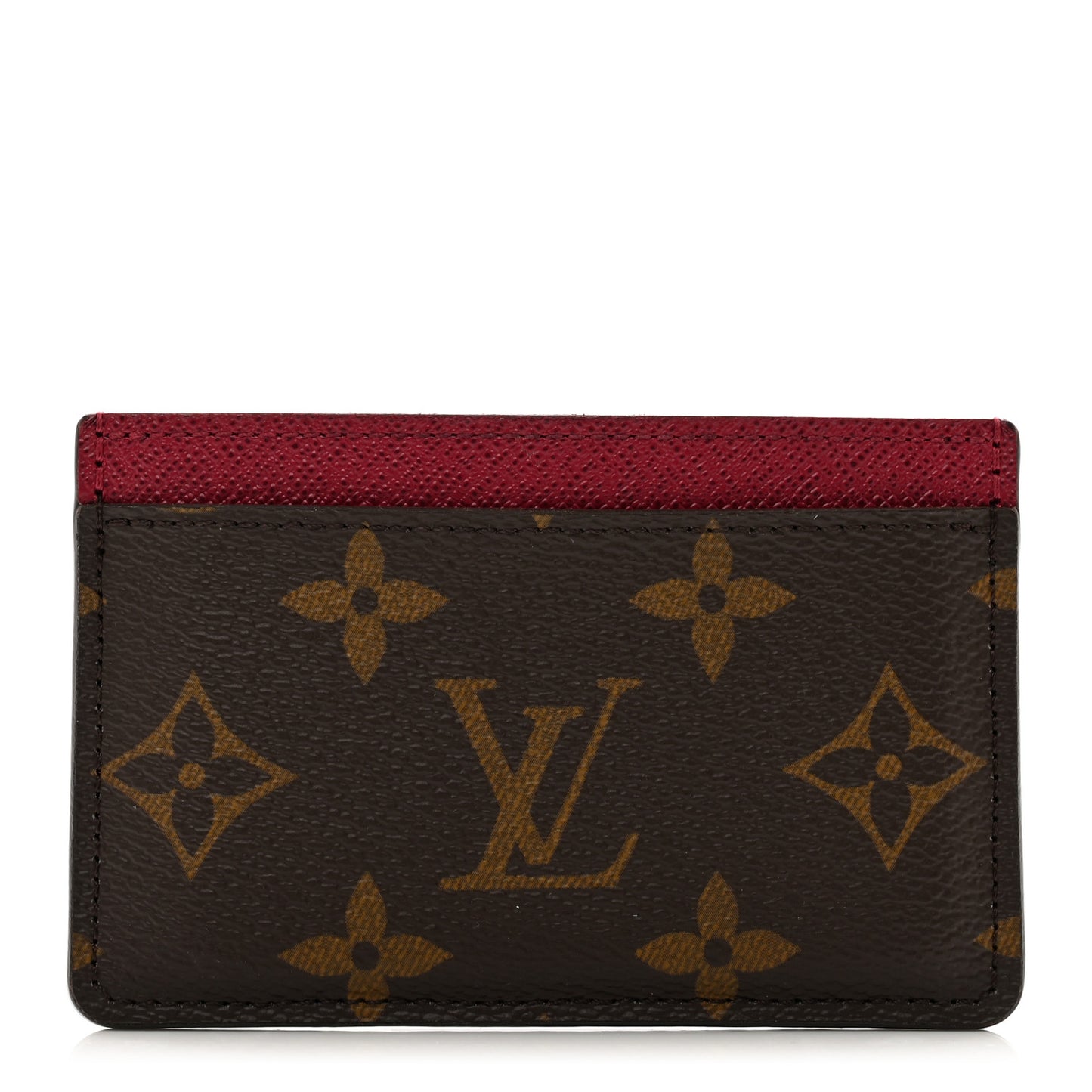 Monogram Card Holder Fuchsia