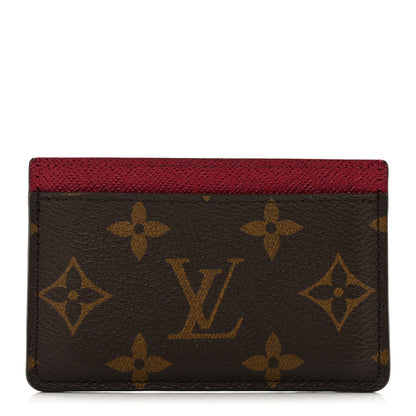 Louis Vuitton Monogram Card Holder Fuchsia 1 of 7