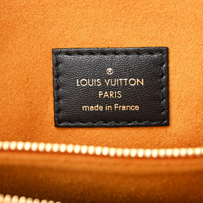 Louis Vuitton Lambskin Embossed Monogram Coussin MM Black 6 of 10