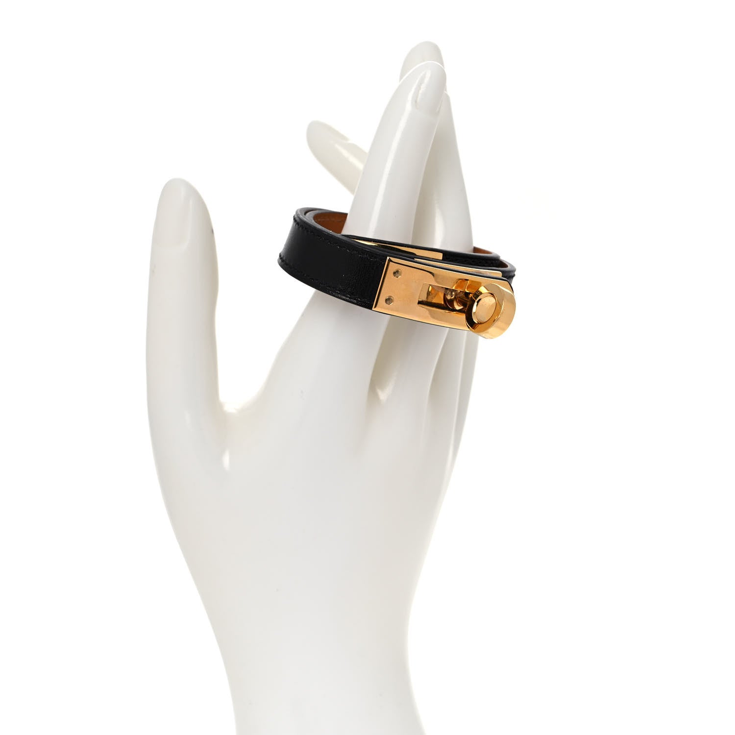 Hermes Box Kelly Double Tour Bracelet XS Black 2 of 7