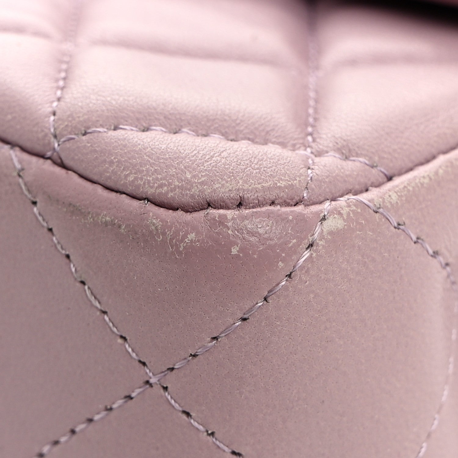 Chanel Lambskin Quilted Mini Rectangular Flap Light Purple 12 of 12