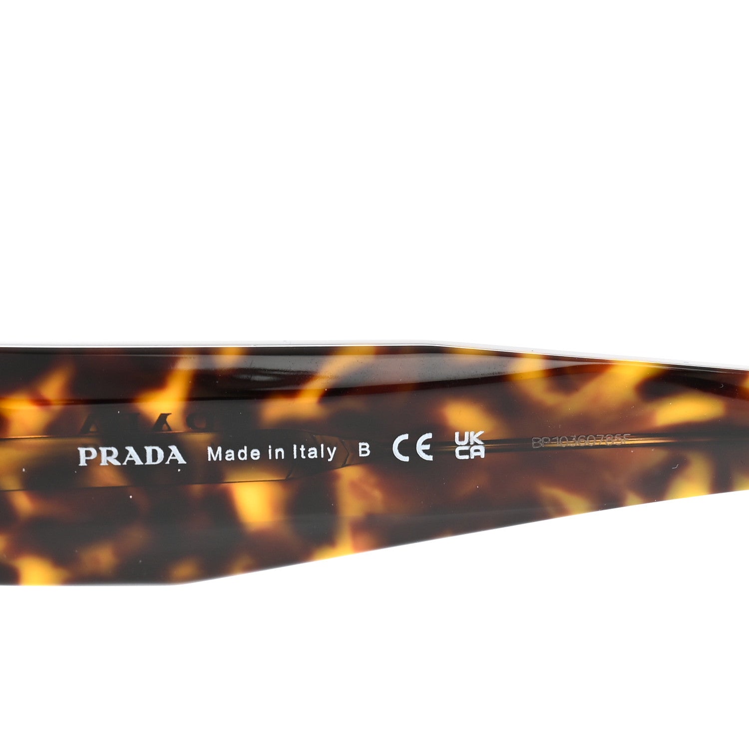 Prada Acetate Symbole Sunglasses SPR 06Y Tortoise 5 of 8