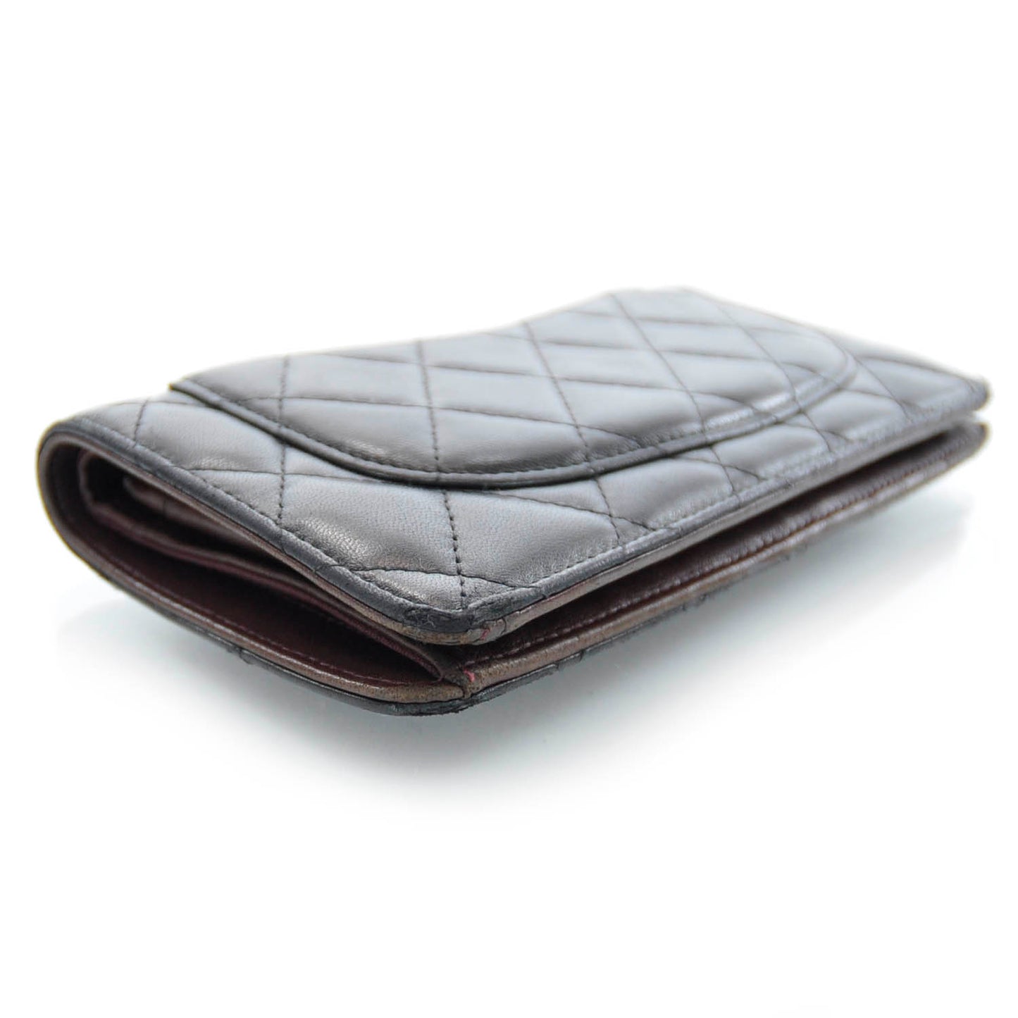 Lambskin Yen Wallet Black