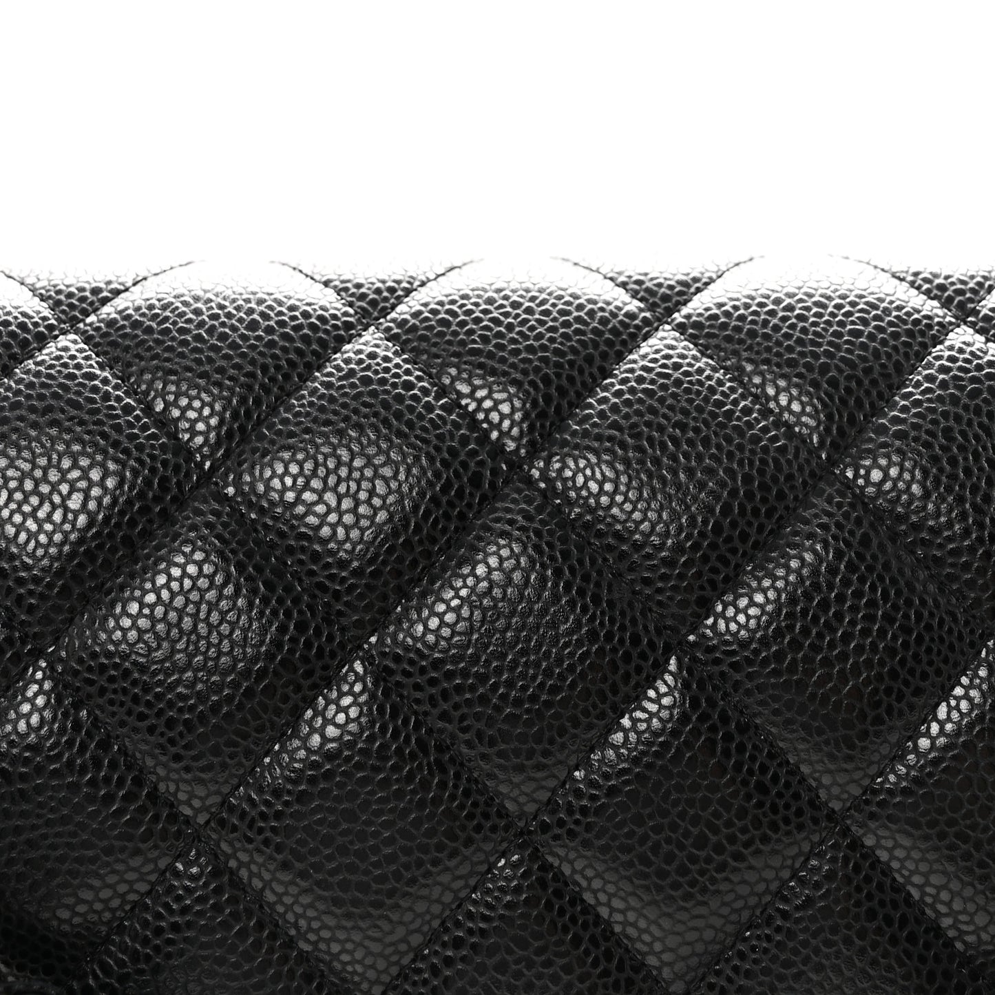 Caviar Quilted Maxi Double Flap Black