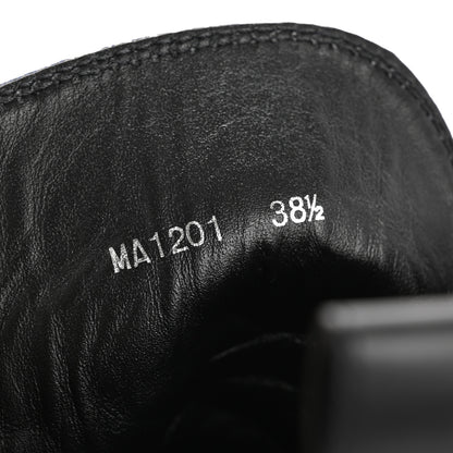 Louis Vuitton Calfskin Monogram Denim Laureate Platform Desert Boots 38.5 Navy Blue 9 of 10