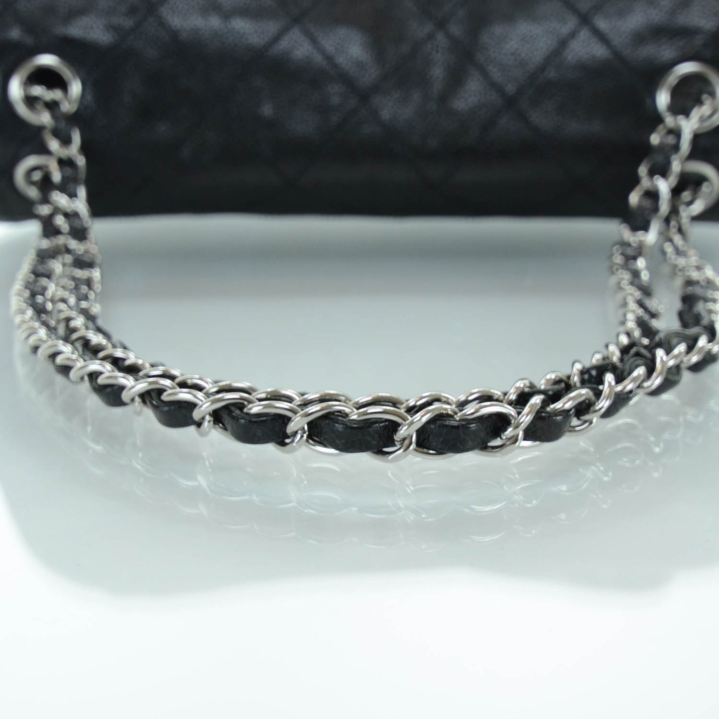 Caviar Mademoiselle Flap Bag Black