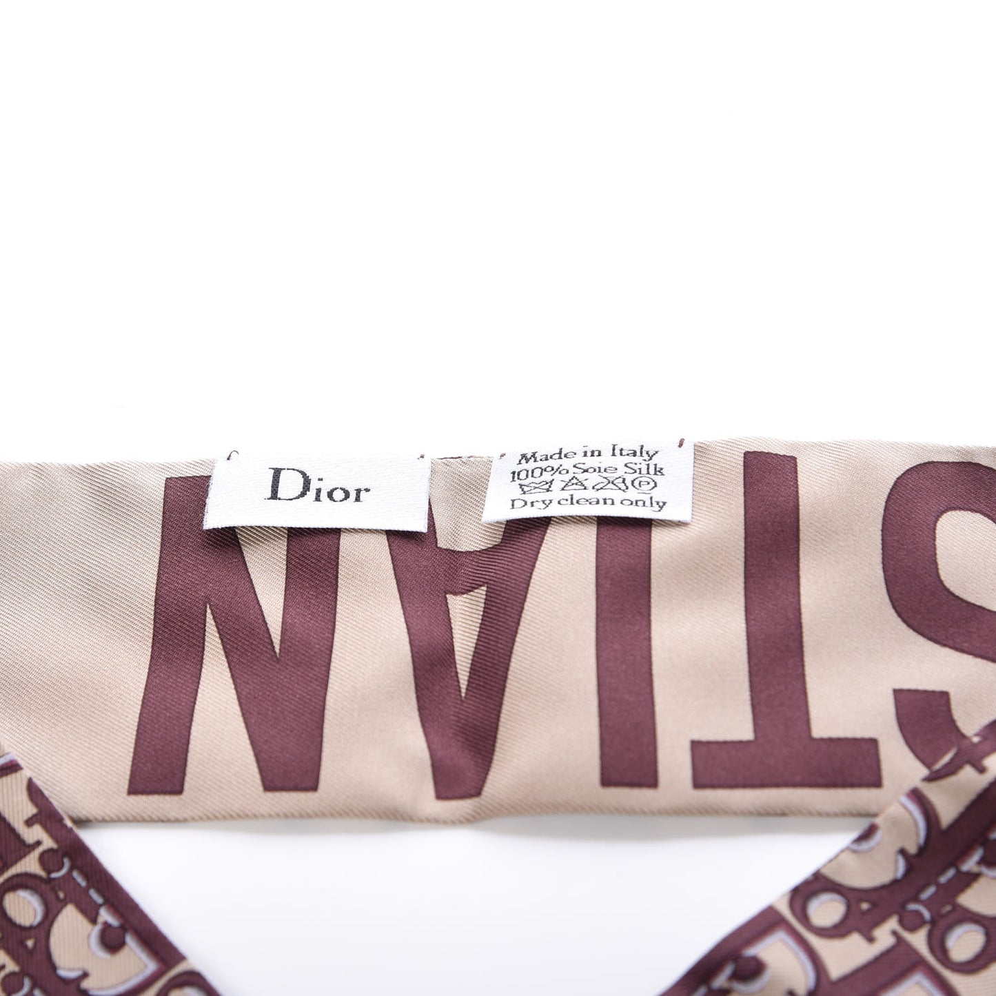 Silk Oblique Mitzah Scarf Bordeaux