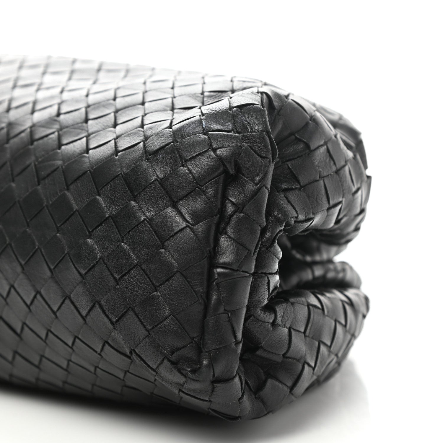 Bottega Veneta Nappa Maxi Intreccio The Pouch Oversized Clutch Black 11 of 11