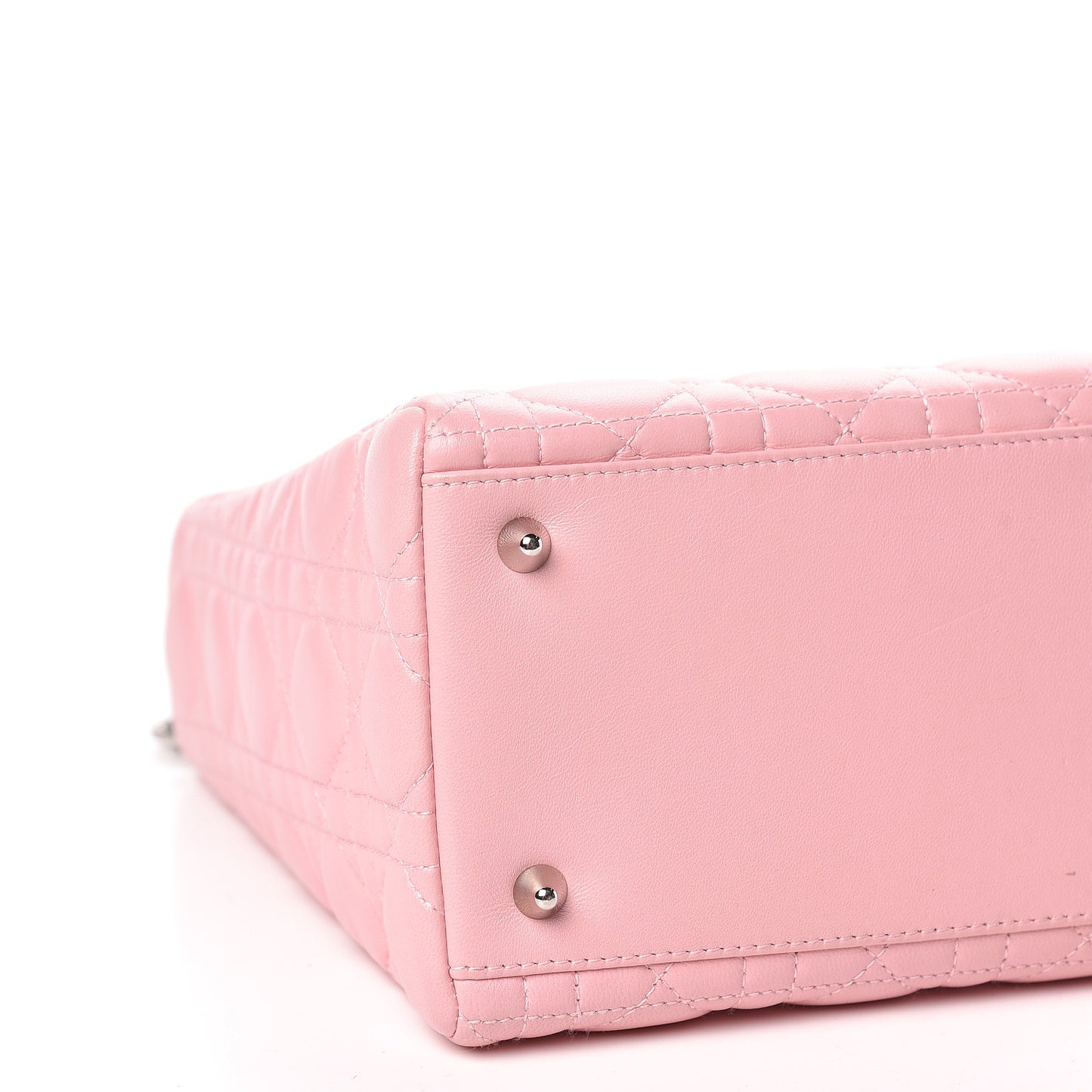 Lambskin Cannage Medium Lady Dior Pink