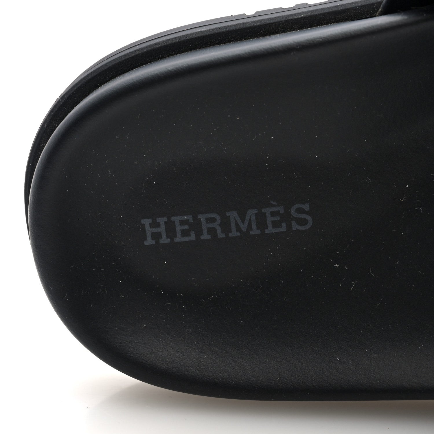 Hermes Calfskin Womens Chypre Sandals 38 Black 8 of 9