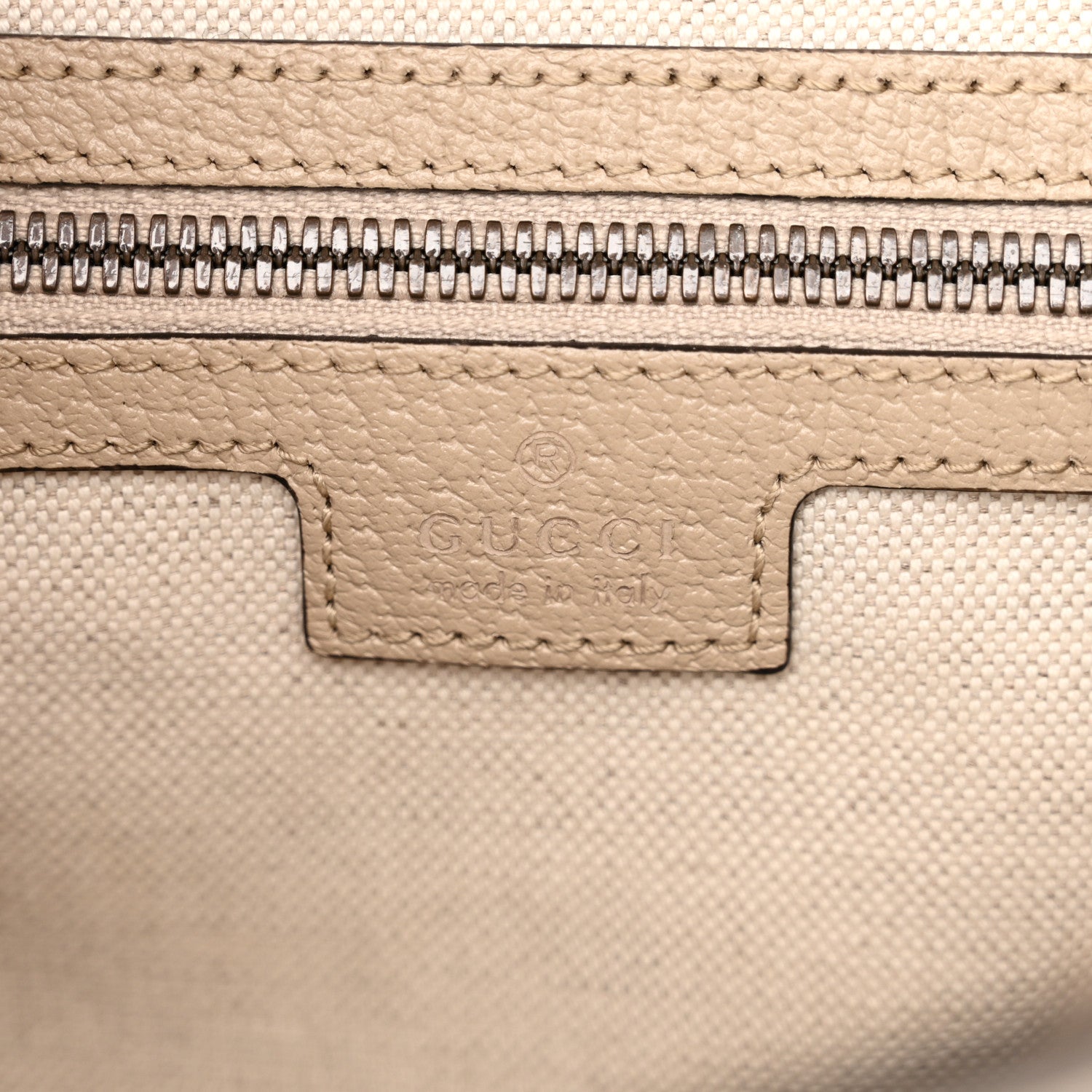 Gucci GG Supreme Monogram Azalea Calfskin Retro Interlocking G Buckle Backpack Beige Mystic White 6 of 12