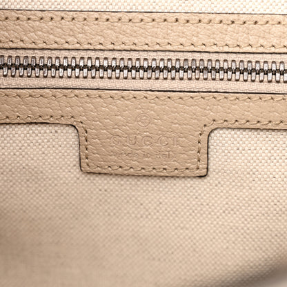 Gucci GG Supreme Monogram Azalea Calfskin Retro Interlocking G Buckle Backpack Beige Mystic White 6 of 12