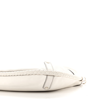 Gucci Calfskin Britt Medium Shoulder Bag White 10 of 10