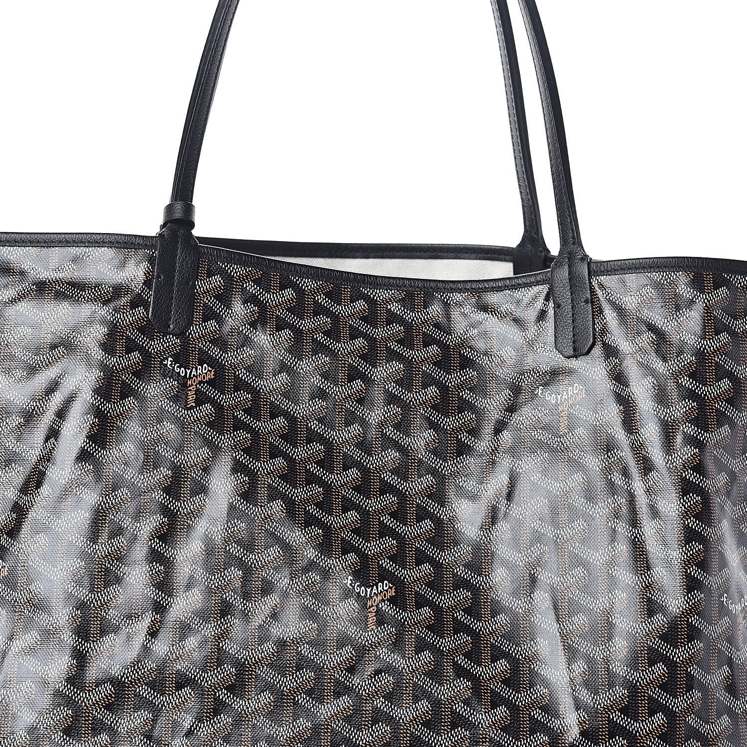 Goyard Goyardine Saint Louis GM Black 7 of 9