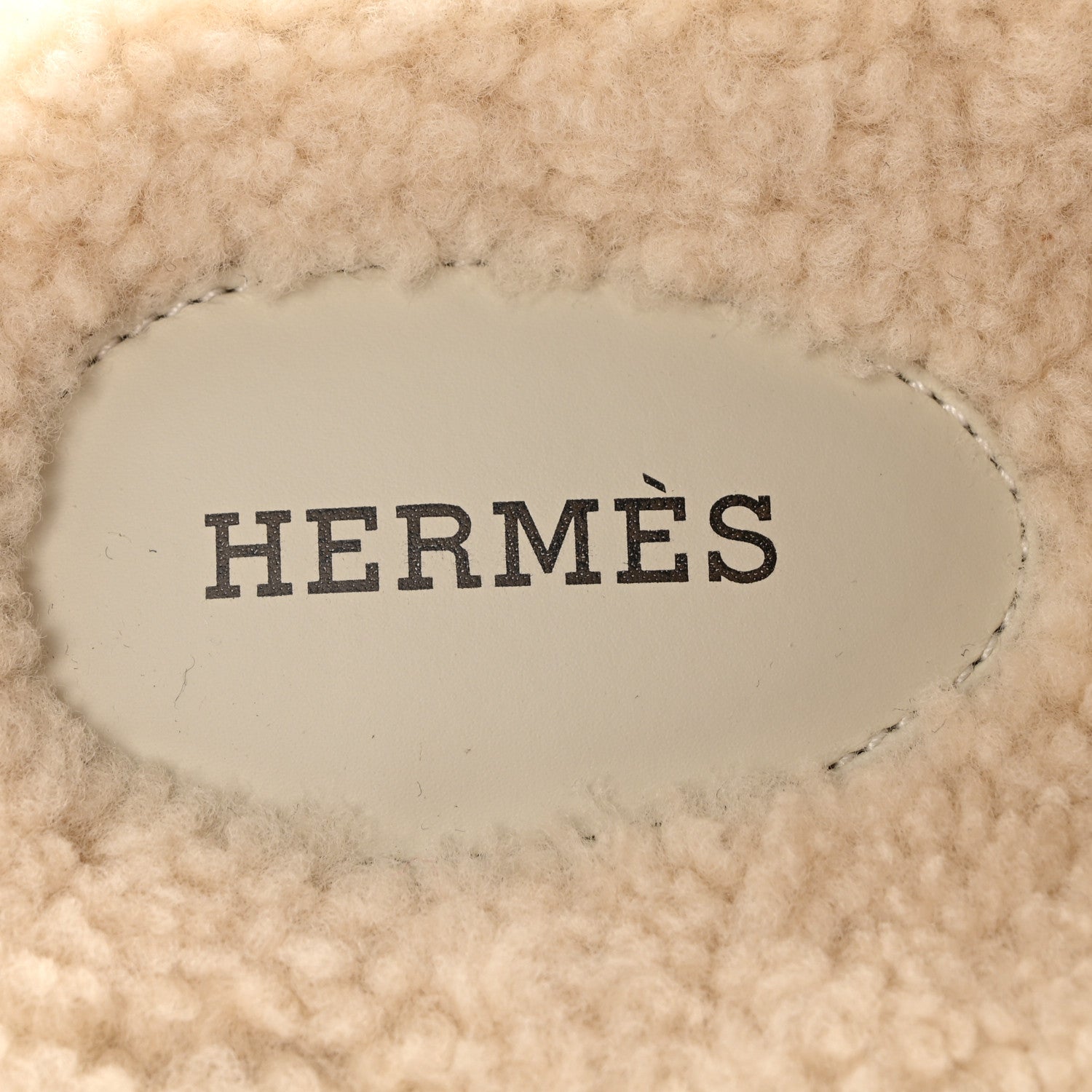 Hermes Suede Goatskin Woolskin Womens Chypre Sandals 40 Marron Ebene 8 of 10