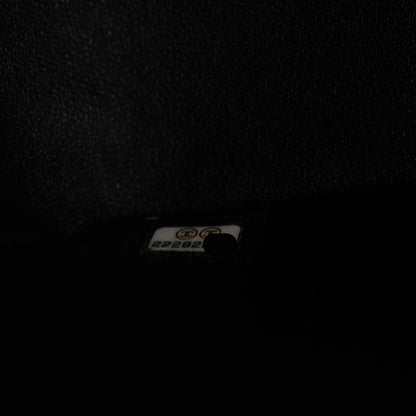 Chanel Lambskin Chevron Quilted Jumbo Double Flap Black 8 of 9