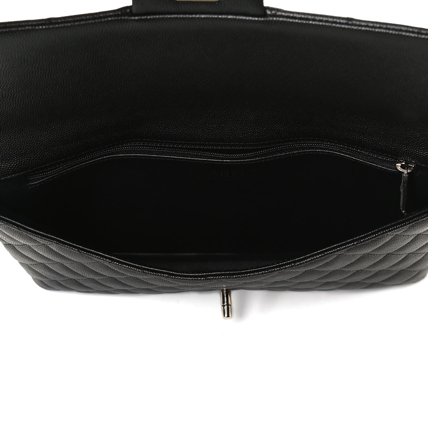 Chanel Caviar Quilted Flap Clutch Black 4 of 12